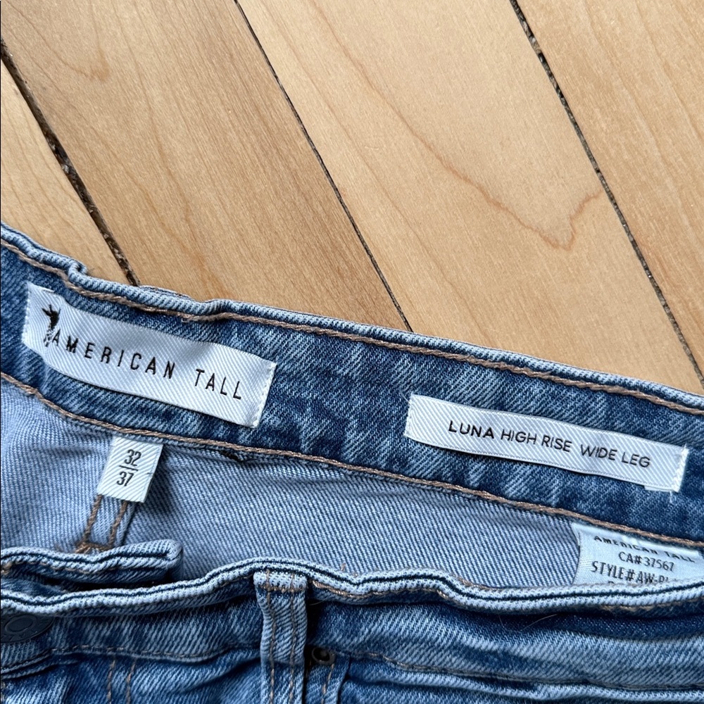 **TALL** American Tall LUNA High Rise Wide Leg Jean - Picture 6 of 9